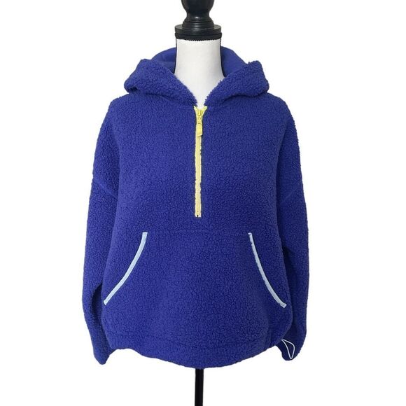 Wild Fable Women's Half-Zip Sherpa Anorak Jacket - Picture 3 of 5